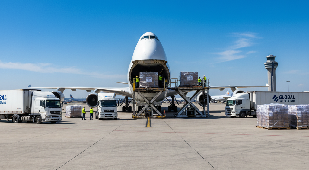 Image of air and rail freight